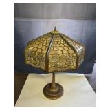 Wilkinson 8 Panel Slag Glass Lamp 25 x 8'