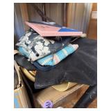 Bunch of purses and license plate frame