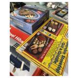 Microwave mighty sizzler, camp griddle, and all