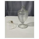 vintage Anchor Hocking clear pressed glass candy