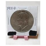 1971 D Eisenhower dollar