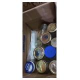 Canning jar assortment with lids