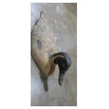18in Wooden hand carved duck decoy