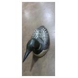 Carved & Hand Painted Wooden Loon Decorative
