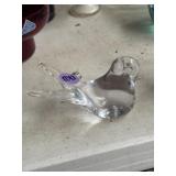 Swan glass paperweight