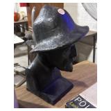 17' bust sculpture titled Portrait of Auguste