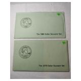 1979/ 1980 dollar Souvenir set