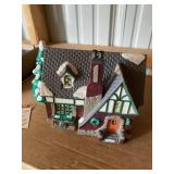 1991 Oak grove Tudor snow, village, ceramic