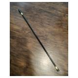 Handmade wooden carved round handle cane 36 '