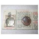 Kennedy coin memorial The Big nickel medallion