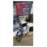 Gpx portable TV , Sony alarm clock radio, and