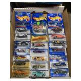 Flat of 20 hot wheels