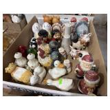 vintage ceramic figural salt and pepper shakers