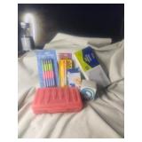 A Mixed Office Lot Of Office SuppliesStackable