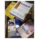 Box lot of informative literature in books