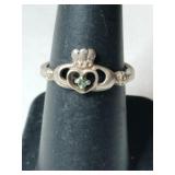 Silver king queen ring Marked 925.  Size 6.5.