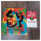 2 Andy Warhol books