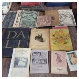 Old art magazines, books and more