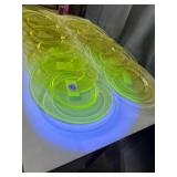 UV glass plates, one has chip