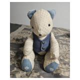 Memory Bear with vest - 12' sitting height