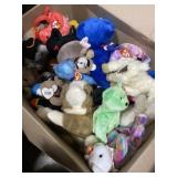 Box full of beanie babies