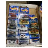 Flat of 17 hot wheels