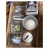 Football cards, baseball cards, collector