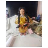 Indian Girl Porcelain DollFrom Paradise