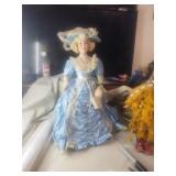 Southern Belle Porcelain Doll From American