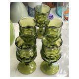 Indiana Glass Company goblets in the 'King's