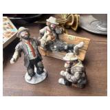 Porcelain 'Emmett Kelly, Jr. Collection' by