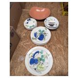 Vera Neumann vintage ceramic dishware in the
