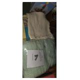 Hand maid place mats and crochet scarf