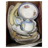 Mix of hand painted China