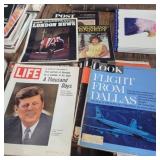 Assorted life and look magazines mostly Kennedy