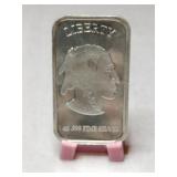 Indian-buffalo .999 fine silver 1 oz bar