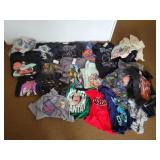 33 Youth & adults tshirts music, sports, comic