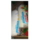 Quit batting and crochet material