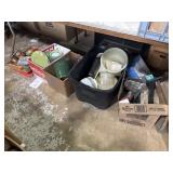 All kinds of kitchen accessories, dinnerware,