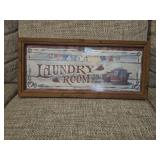 Wood Laundry Sign - 22x10