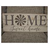 Wood wall sign - 26x10.5