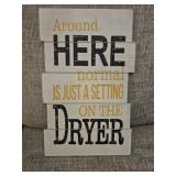 Wood Laundry sign - 12x18.5