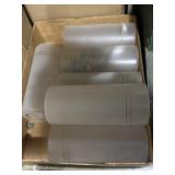 Frosted glass candle shades