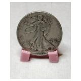 1942 walking Liberty half dollar