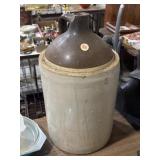 5 gallon crock jug, chip near spout