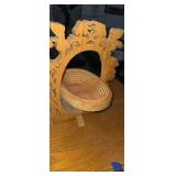 Wooden Basket display