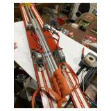 Yamaha all-round snow skis and poles