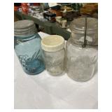 3 Ball mason jars