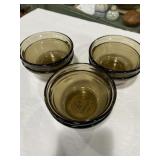 Six 6 ounce custard dishes