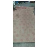 2 matching red area rugs 100in x 58